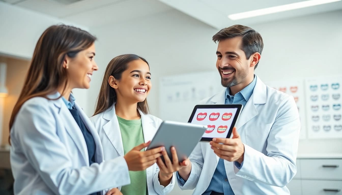 Learn about level orthodontics through a consultation with a smiling orthodontist and patient.
