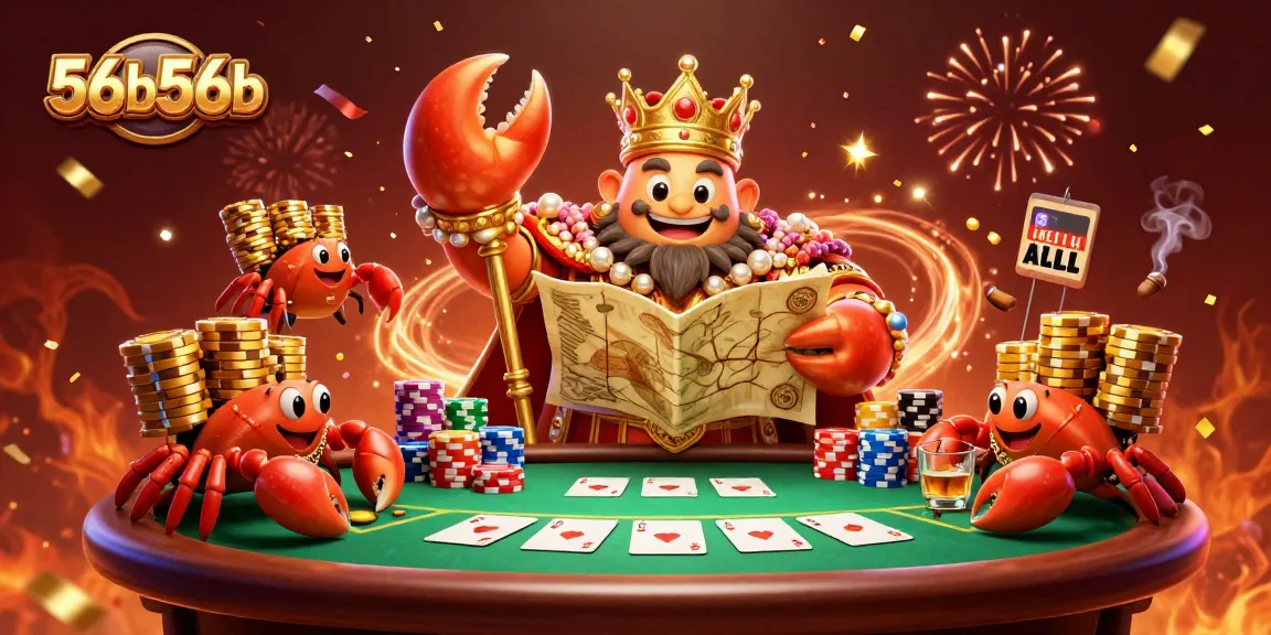Atraia jackpots com 56b56b: ilustração vibrante de um caranguejo dourado imperador em um cassino luxuoso.