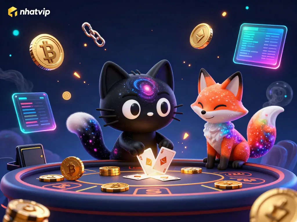 Players engage with the cosmic casino fun at nhatvip, immersing in thrilling games and vibrant energy.