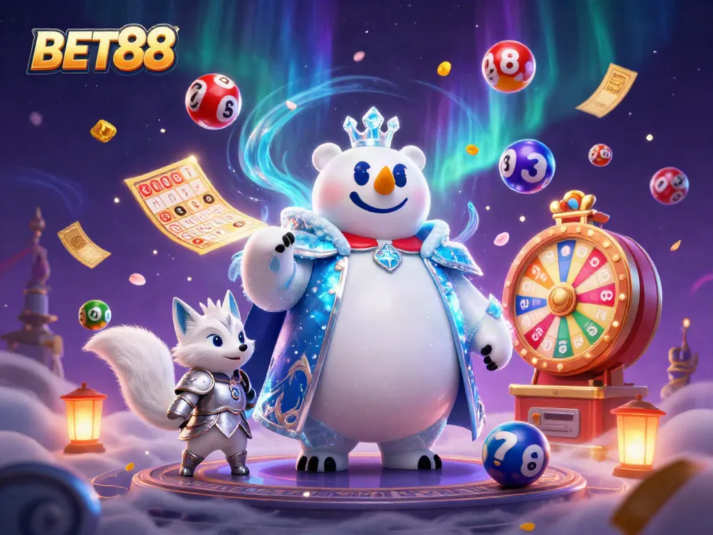 Cá cược trên BET88 với hình ảnh lôi cuốn của gấu Bắc Cực và cáo tuyết, cùng nhiều trò chơi mang lại cơ hội thắng lớn.