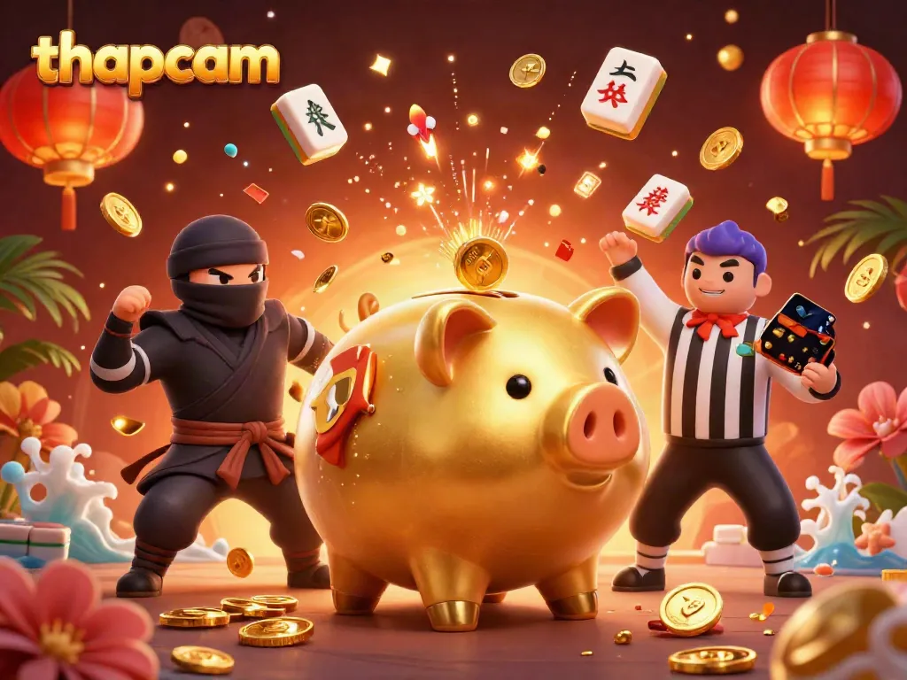 Engage with thapcam's thrilling online gambling experience featuring epic characters and vibrant casino elements.
