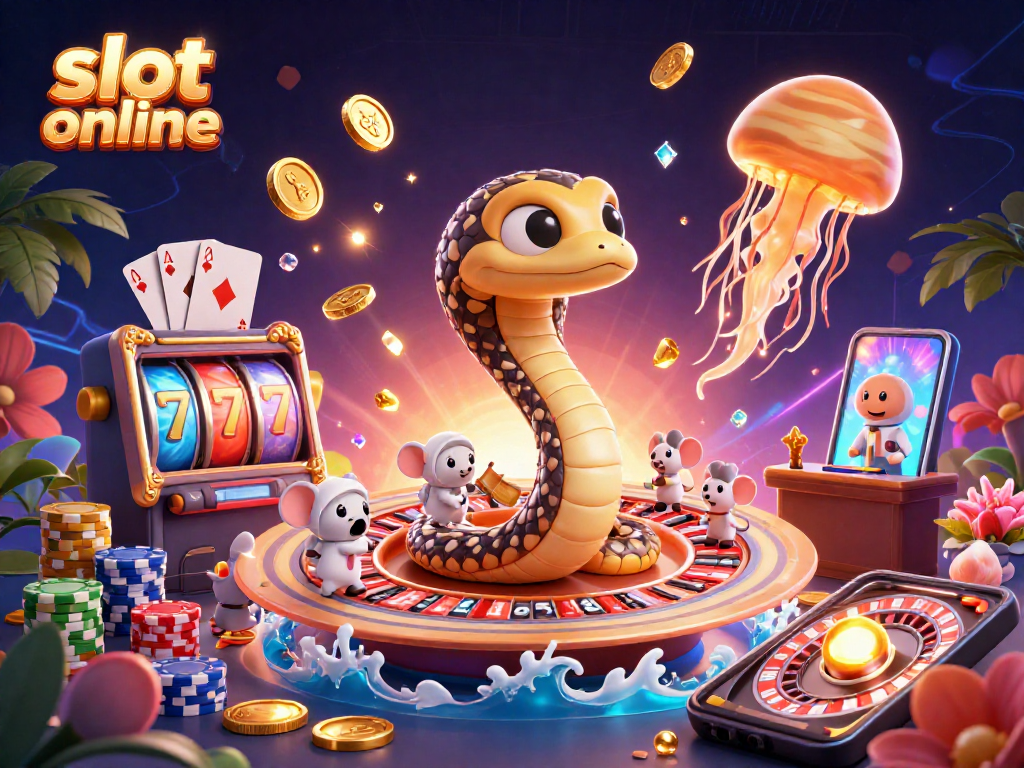 Experience thrilling slot online games featuring vibrant graphics and exciting cosmic characters.