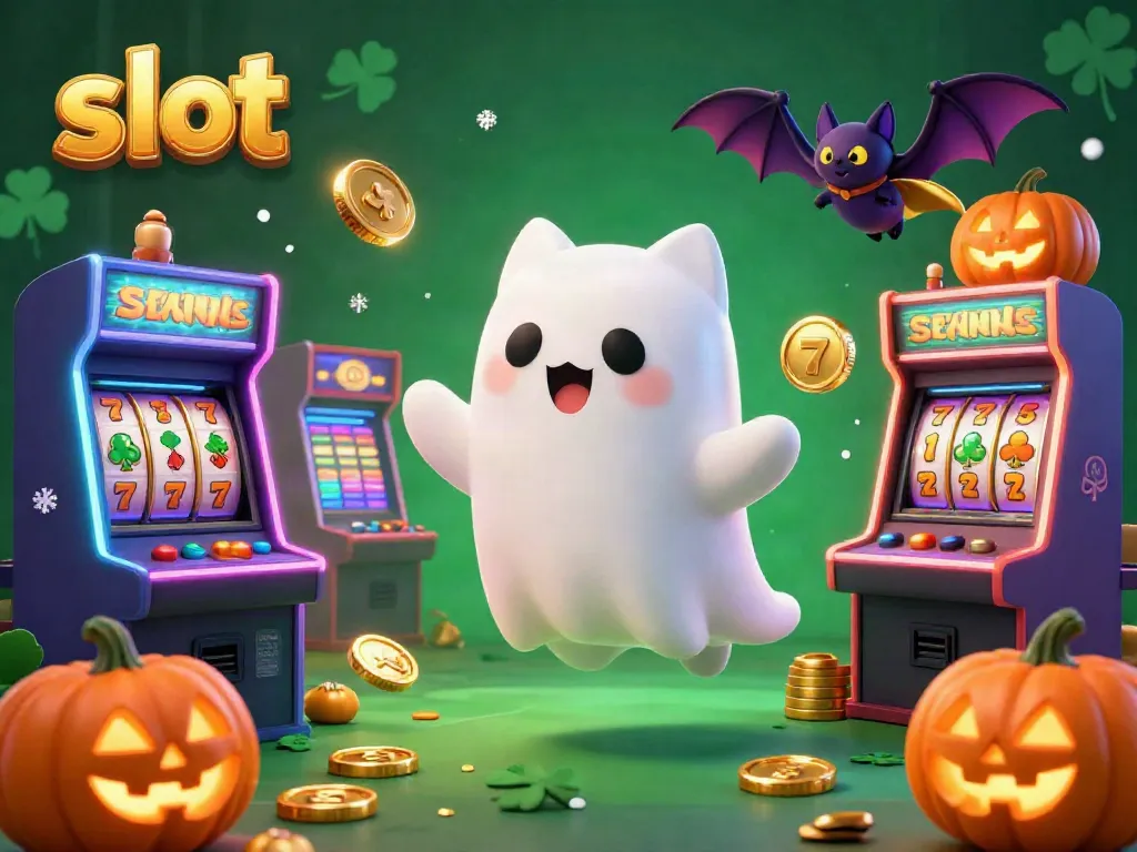 Play slots with excitement while exploring vibrant 3D characters and glowing game elements in a dynamic casino.
