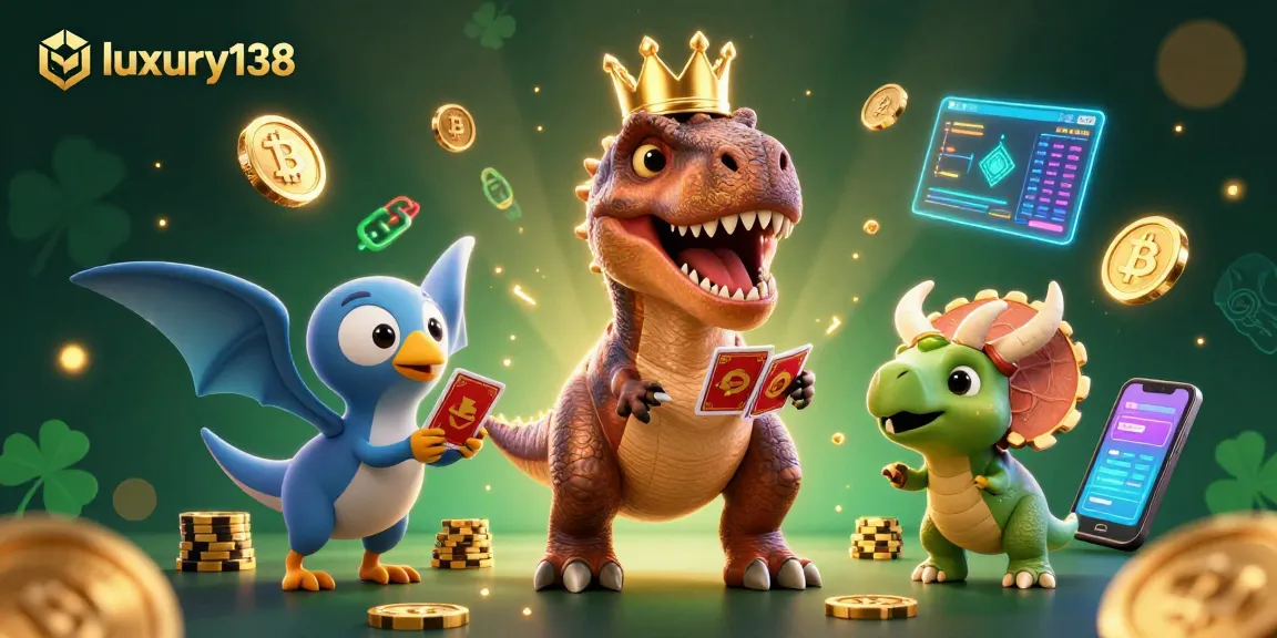 Menangkan permainan dengan luxury138, melihat T-Rex dan pterodactyl dalam aksi di kasino digital