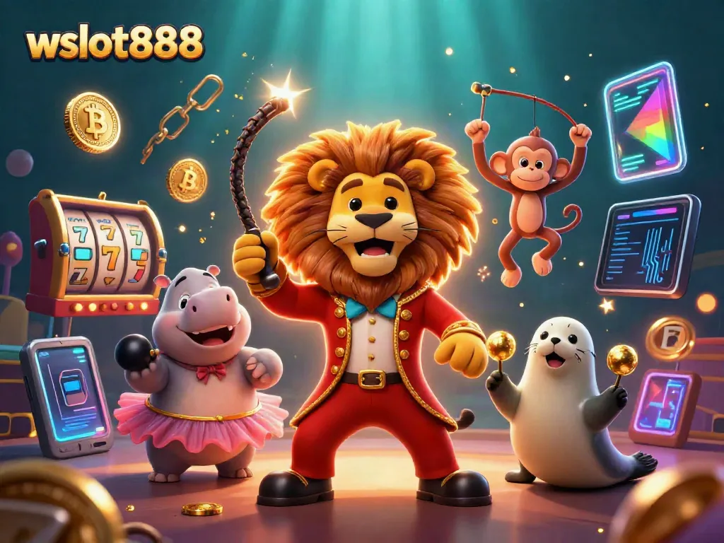 Rasakan keseruan jackpot mudah di wslot888 dengan ilustrasi dinamis karakter kasino.