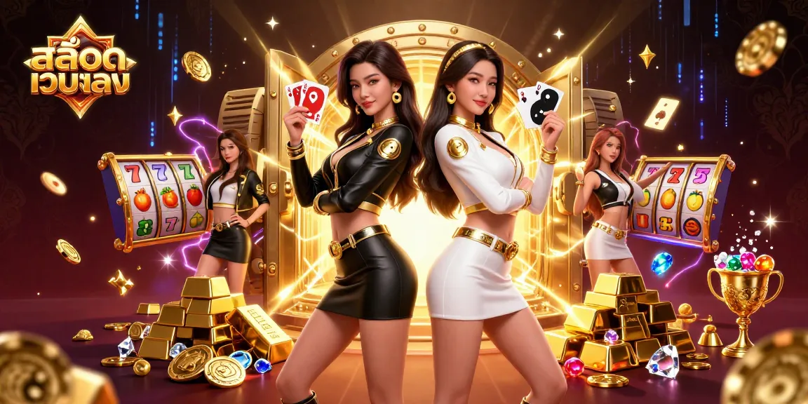 Engage with สล็อตเว็บตรง slot games featuring a powerful duo, dynamic playing cards, and luxurious treasures.