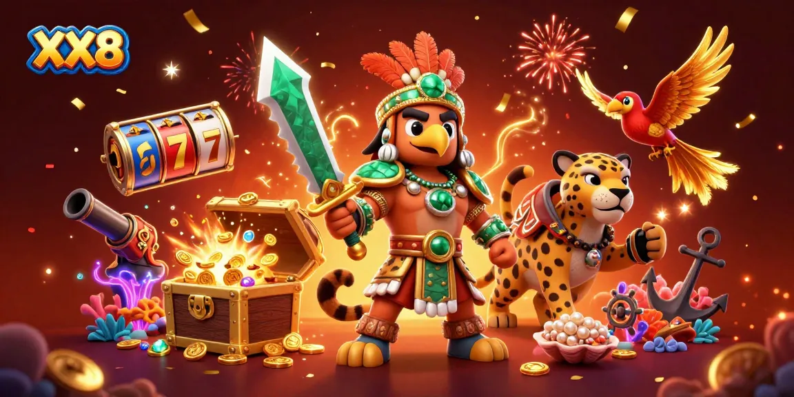 Engage with XX8's thrilling 3D casino adventure featuring vibrant characters and dynamic game elements.