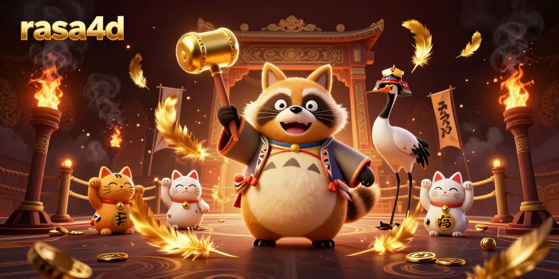 Rasa4d memberikan pengalaman luar biasa dengan tanuki ceria dan kucing keberuntungan.