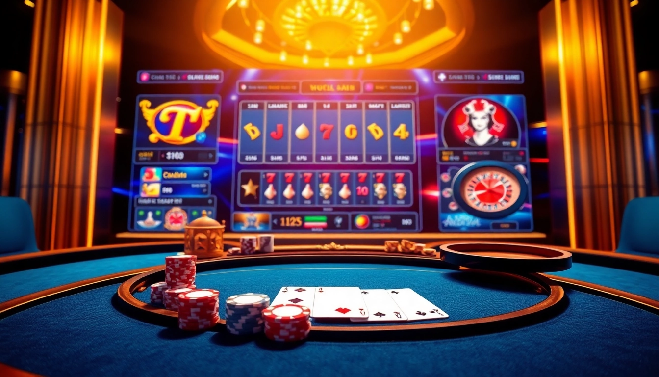 Vivez l'excitation sur un site de casino en ligne avec des interfaces de jeu dynamiques et des visuels luxueux.