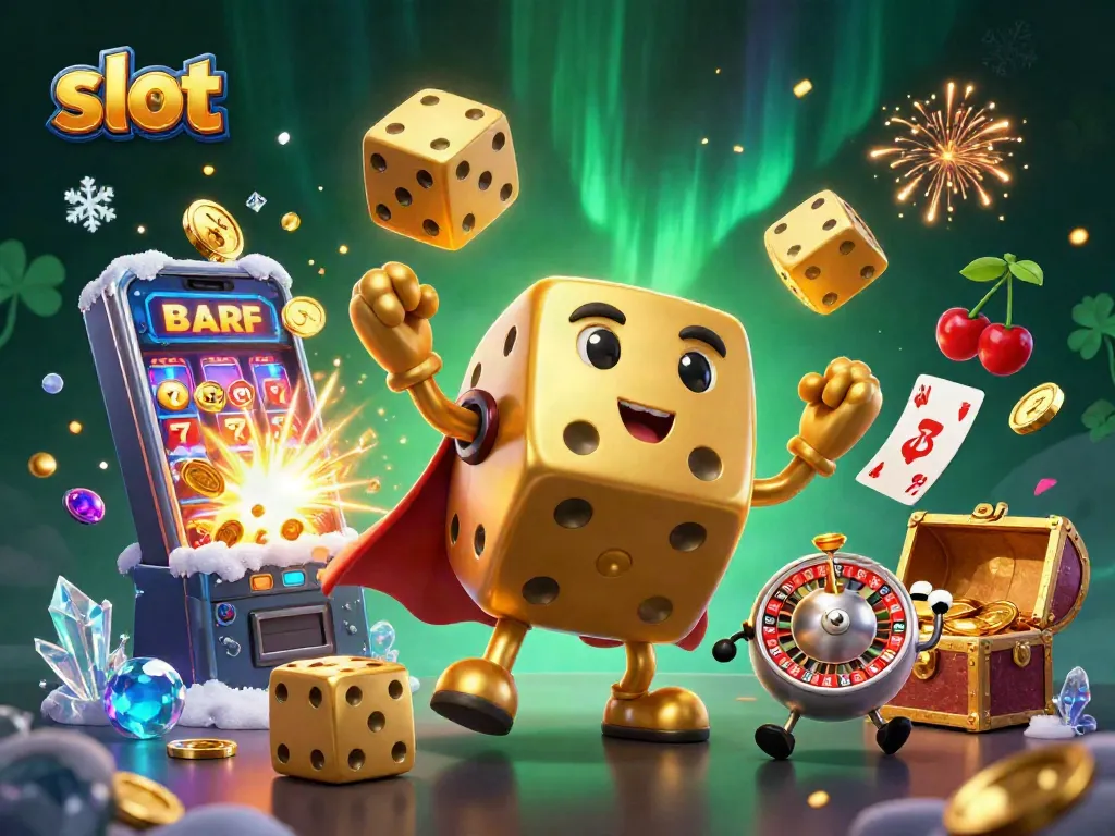 Experience the thrill of slot gameplay with immersive characters and vibrant casino elements.