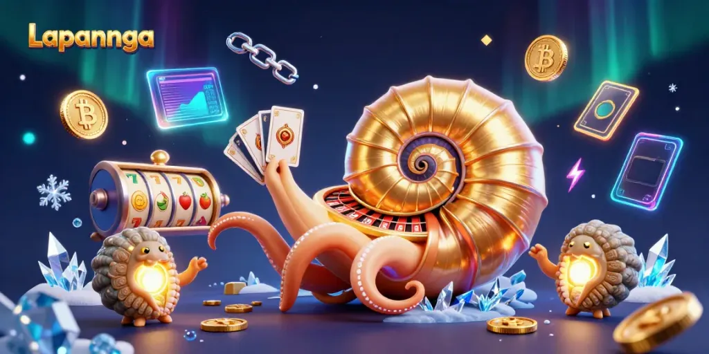 Permainan Lapannaga dengan nautilus raksasa dan slot bertema buah berkilau