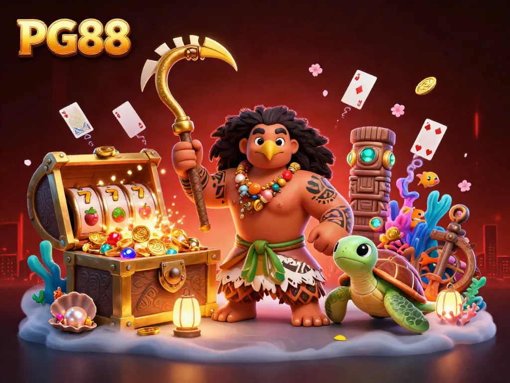 Experience exciting gaming with PG88's vibrant online casino atmosphere featuring dynamic slot elements.