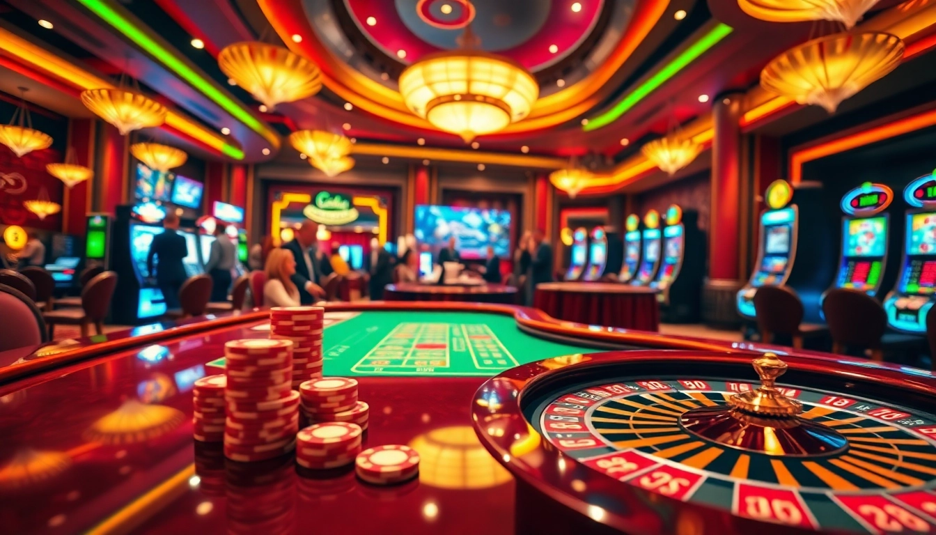 Ressentez l'excitation d'un site de casino en ligne avec des tables vibrantes et des joueurs captivants.