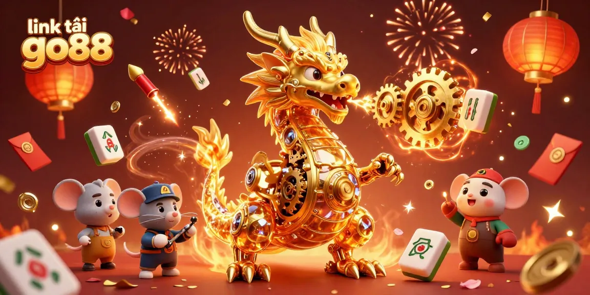 Engage with link tải go88 for a premium gaming experience featuring a vibrant 3D character scene.