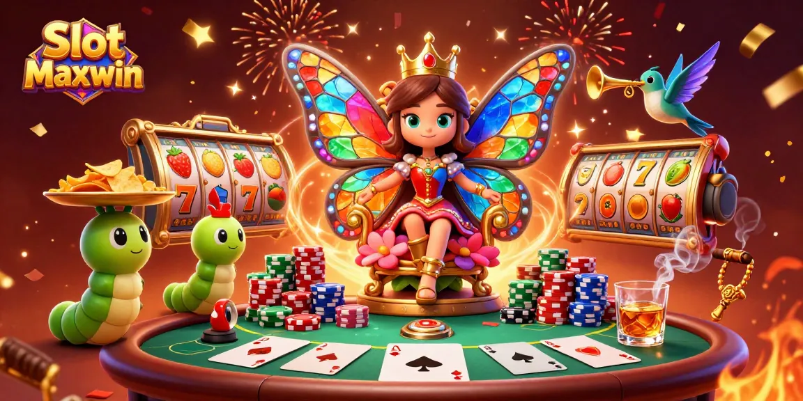 Menghasilkan kemenangan Slot Maxwin dengan ilustrasi kasino 3D penuh warna dan detail yang memukau