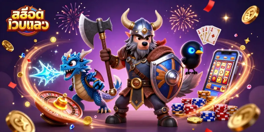 เล่นเกมสล็อตเว็บตรงพร้อมด้วยวีรบุรุษหมาป่ากับมังกรและอีกาคริสตัล