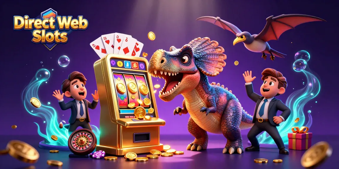 Experience thrilling jackpots with Direct Web Slots, featuring colorful coins and exciting gameplay dynamics.