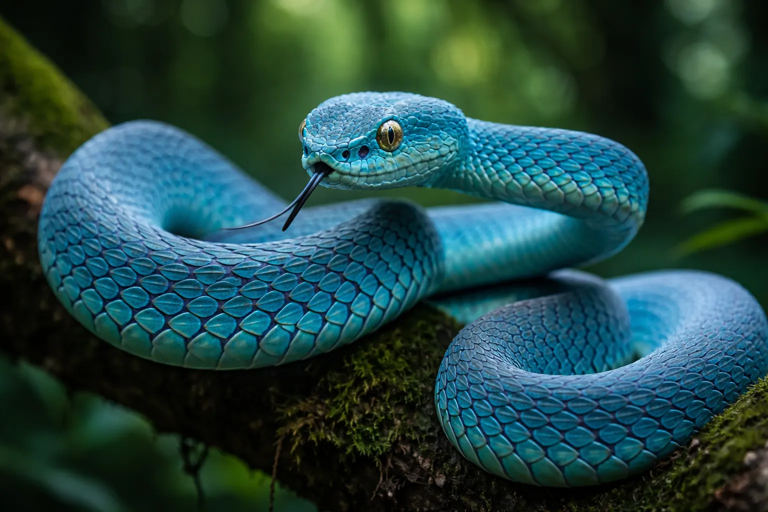 blue snake
