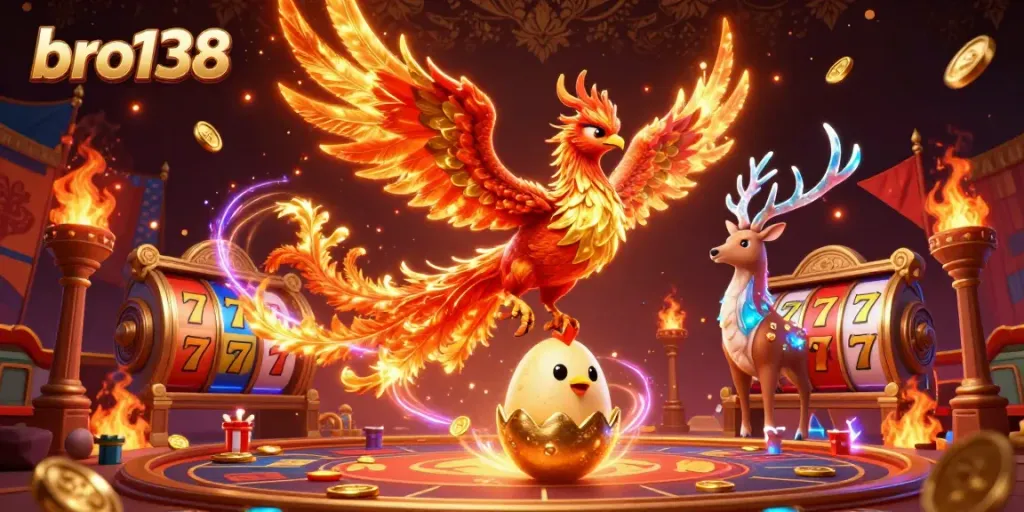 Experience thrilling spins at bro138 with vibrant characters and luxury gaming elements.