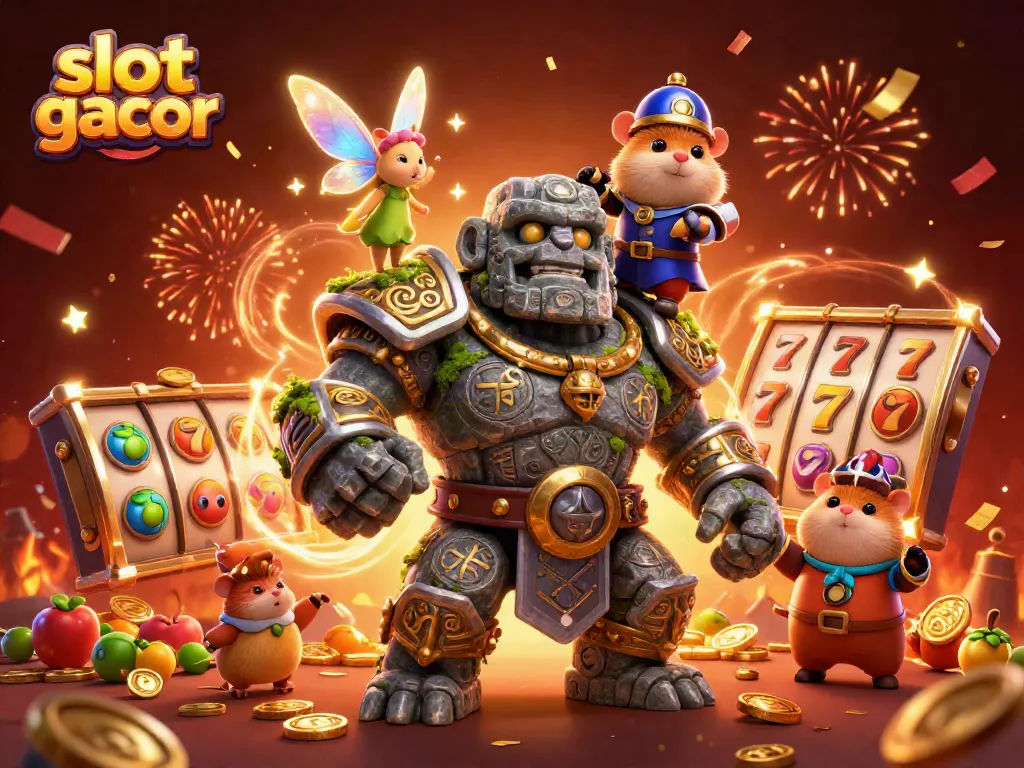 Menangkan slot gacor melalui ilustrasi magis 3D yang menggambarkan karakter perjudian yang memukau.