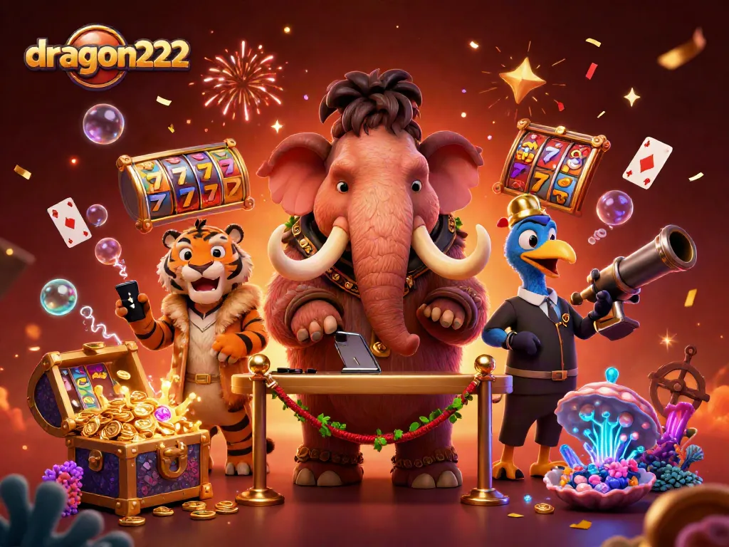 Experience the thrill of dragon222 casino games with vibrant characters and slots.