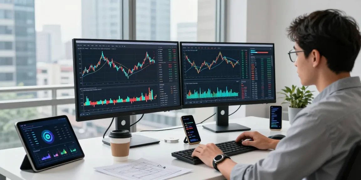 AiCoin实时数据分析界面，展示专业行情图表和交易动态