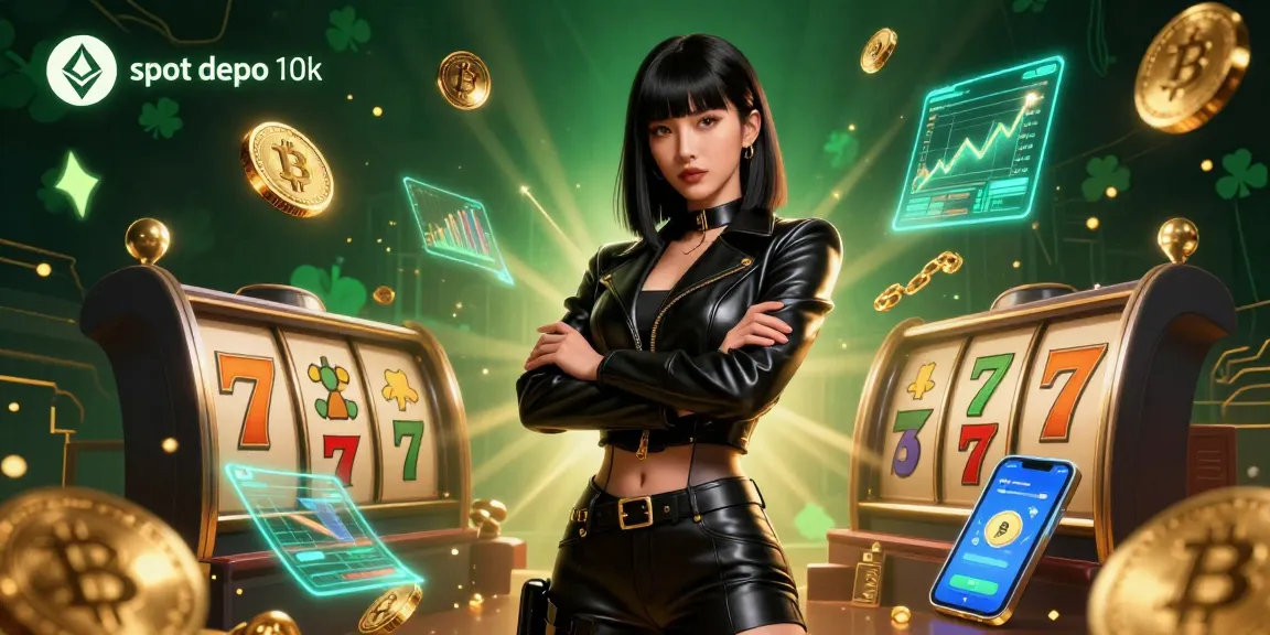 Engage in thrilling gameplay with slot depo 10k offerings, featuring dynamic casino elements and vibrant characters.