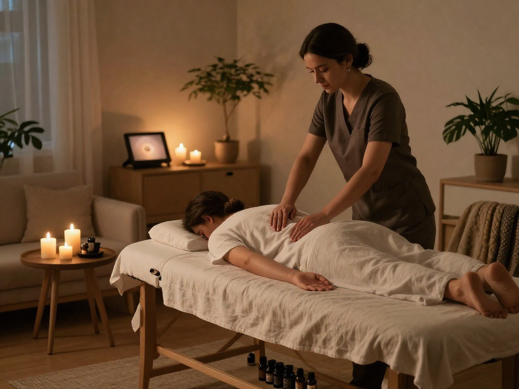 Experience 하남출장안마 in a relaxing home setting with a professional massage therapist.