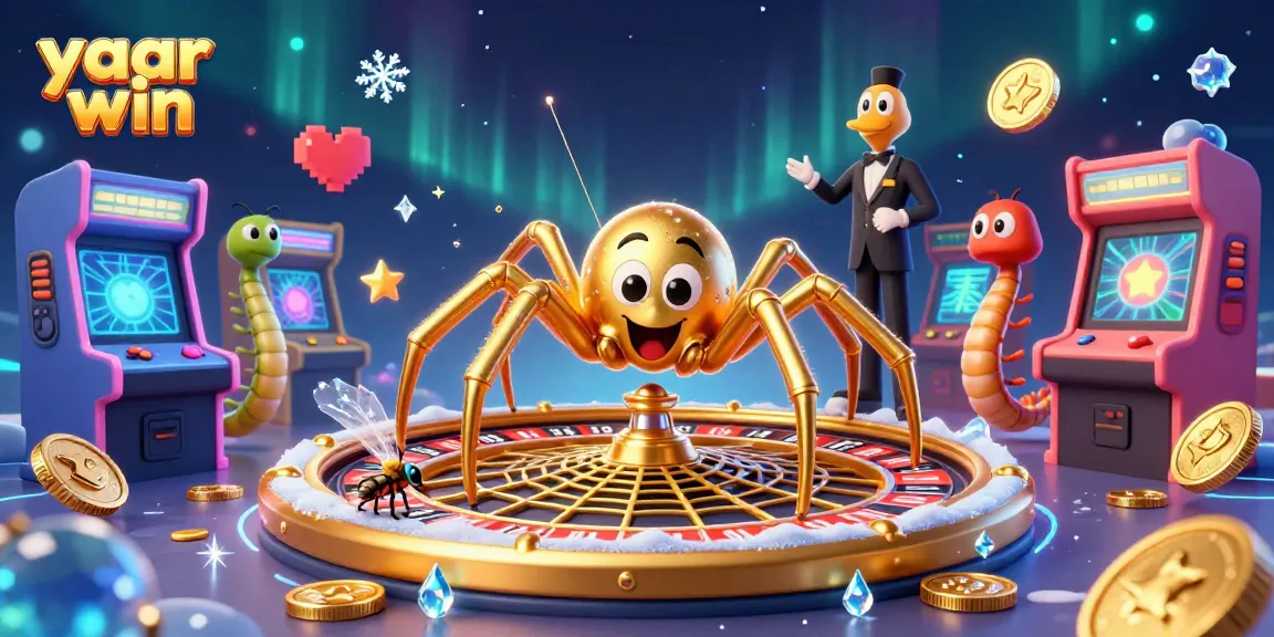 Experience the thrill of yaar win with this vibrant 3D casino scene spinning roulette and gaming action.