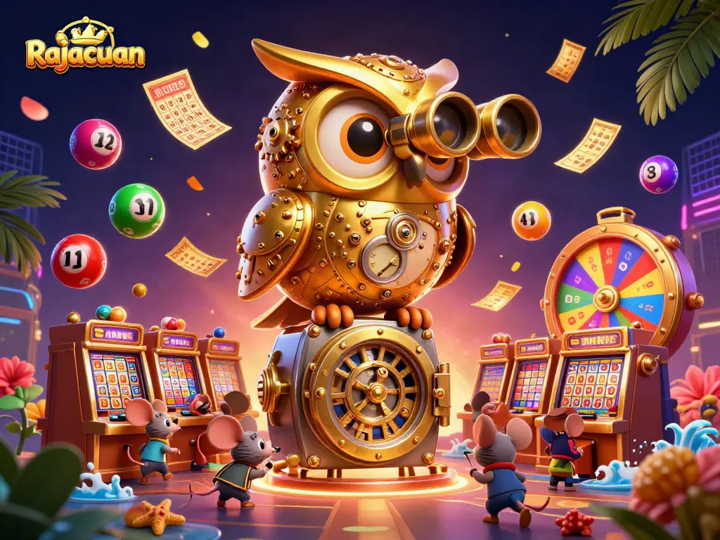 Engage with Rajacuan and win in this vibrant casino scene filled with excitement and rewards.