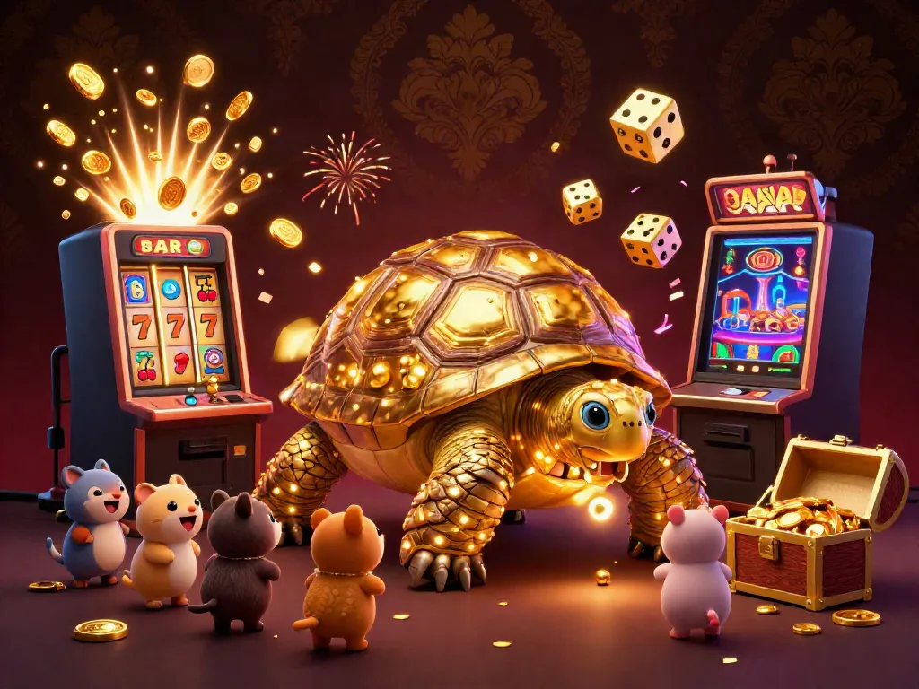 Engage with thrilling games at 69vn, featuring a dynamic casino scene with colorful elements.