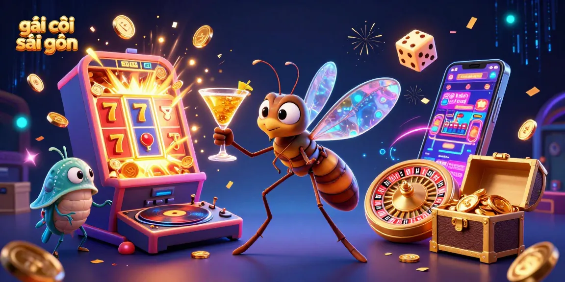 Engaging illustration of gái gọi sài gòn showcasing vibrant casino elements and characters.