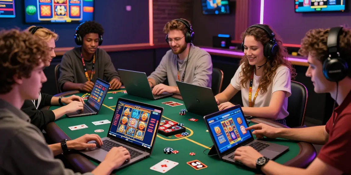 Credit card casinos UK experience at https://maic.org.uk with friends enjoying online games.