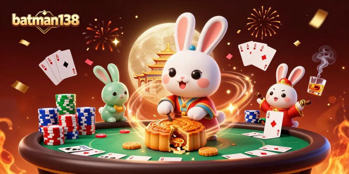 Taruhan menarik di batman138 dengan kelinci bulan mengungkap chip poker dalam suasana pesta