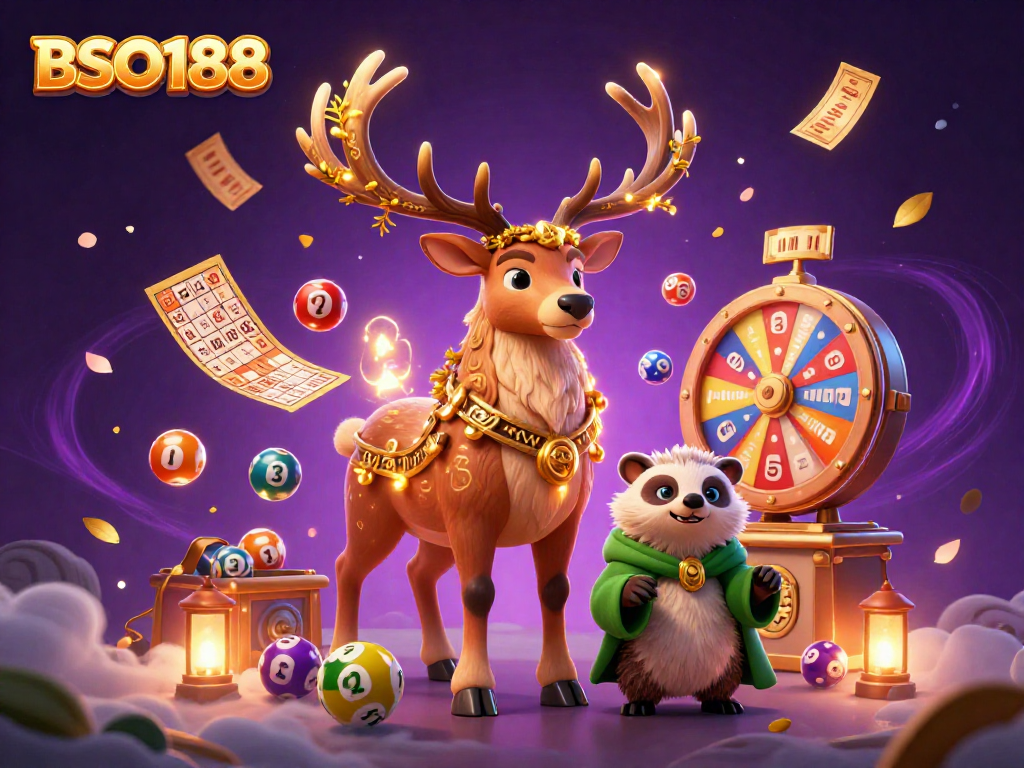 Win exciting prizes with BSO188 during vibrant casino games featuring dynamic characters and elements.