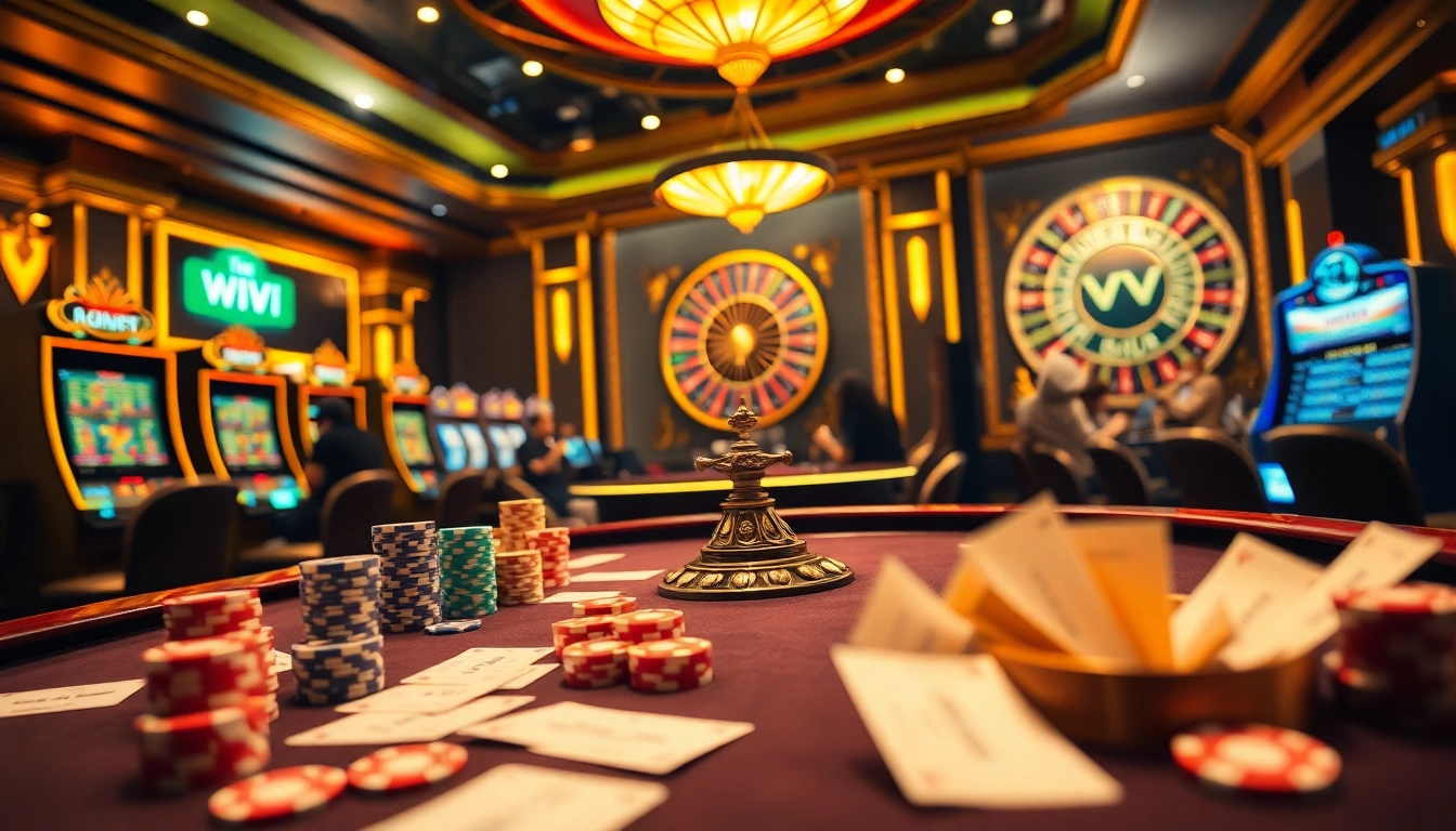 Experience hidden wiki resources at a luxurious casino table bustling with excitement.