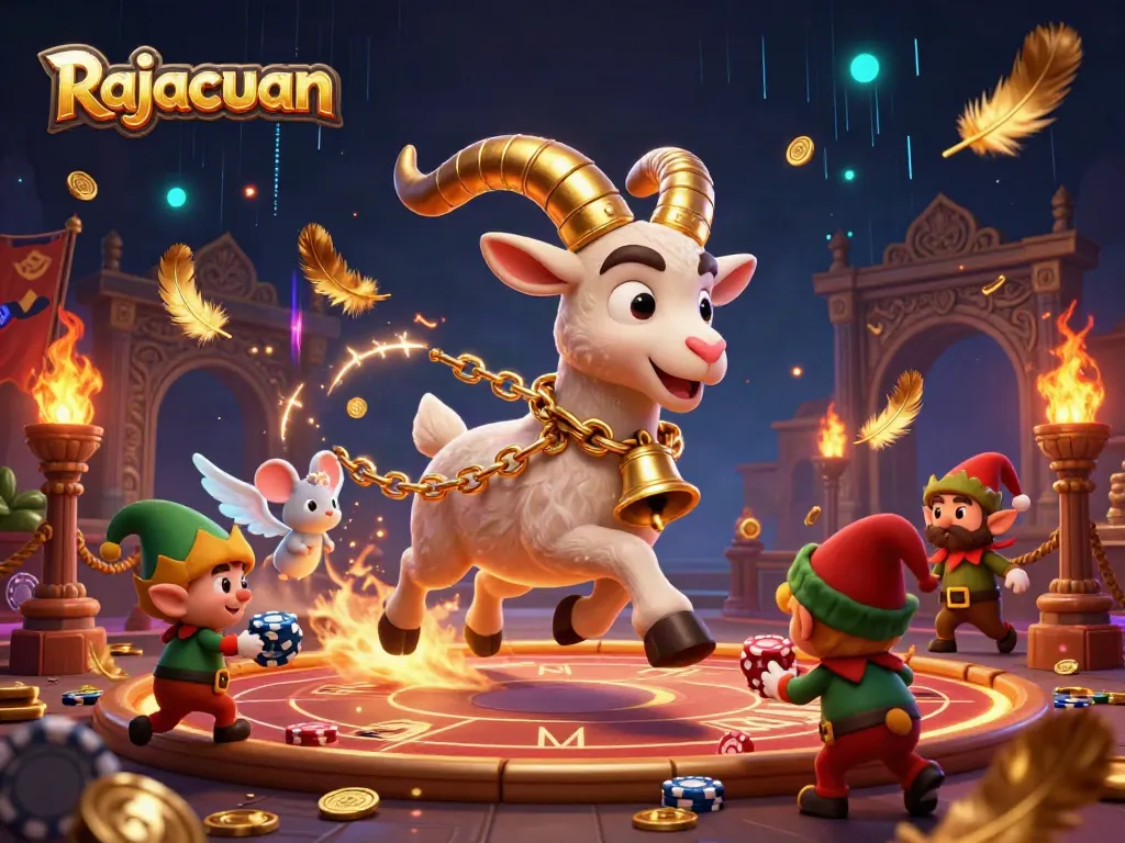 Engage in thrilling gameplay at Rajacuan with charming characters in a dynamic casino setting.