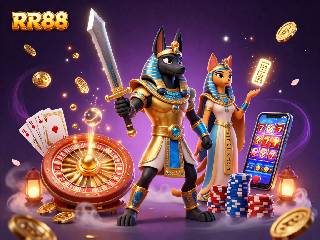 Win big at RR88 with exciting games, golden coins, and dynamic casino elements enriching the scene.