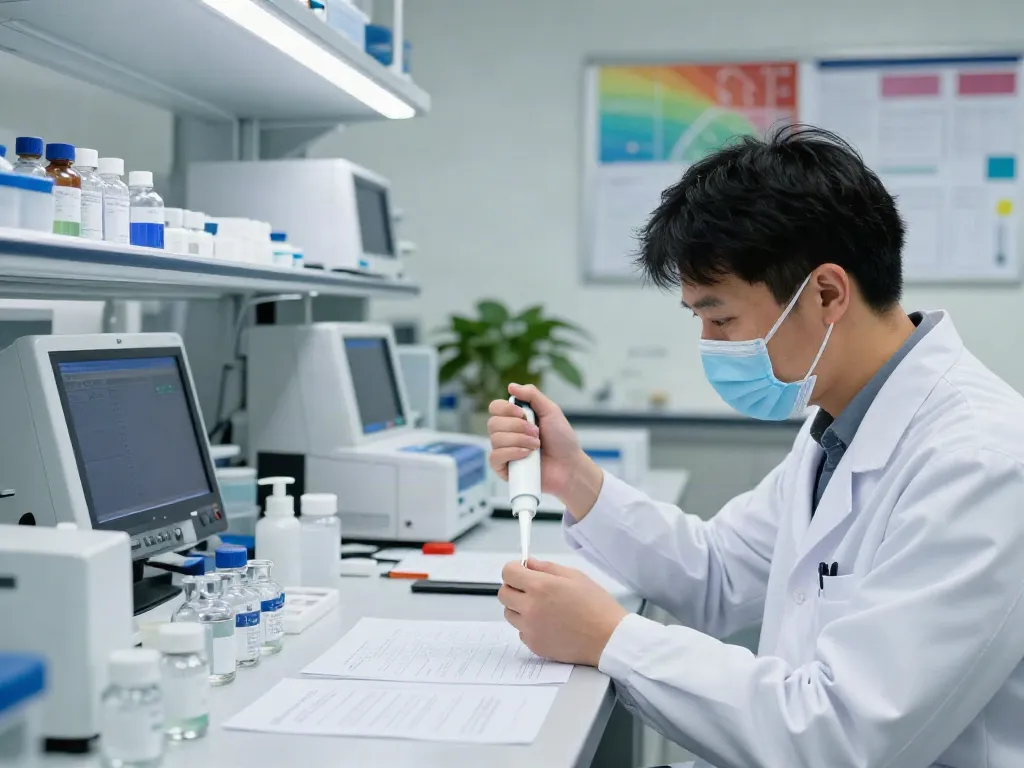 Peptide research in a laboratory, showcasing pure pep research practices.