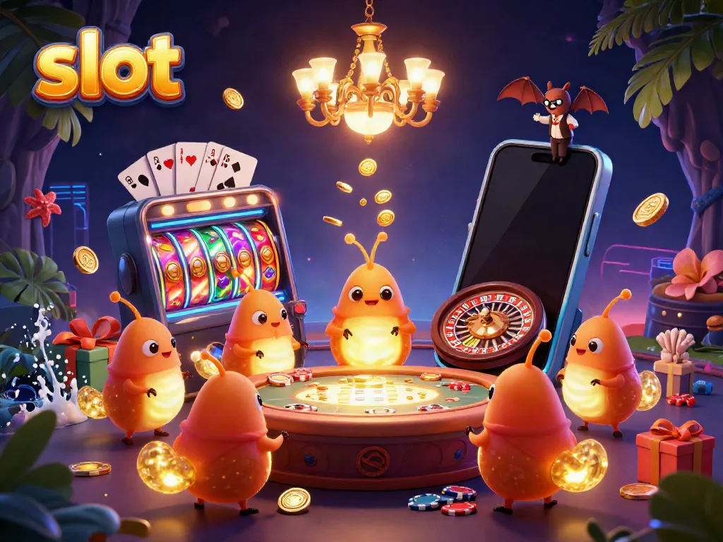 Tim glowworm menerangi kasino dengan slot yang berkilauan dan dealer kelelawar.