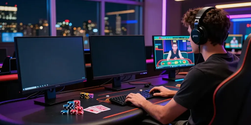 Engaging online gambling experience at ORION88 with vibrant game displays.