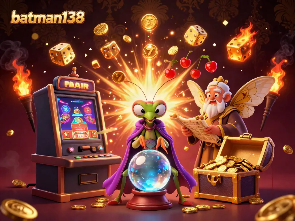 Experience immersive gaming with batman138's vibrant casino scene featuring dynamic 3D characters and exciting elements.