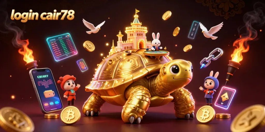 Masuk ke login cair78 dengan dealer kelinci di kasino mini di punggung kura-kura emas