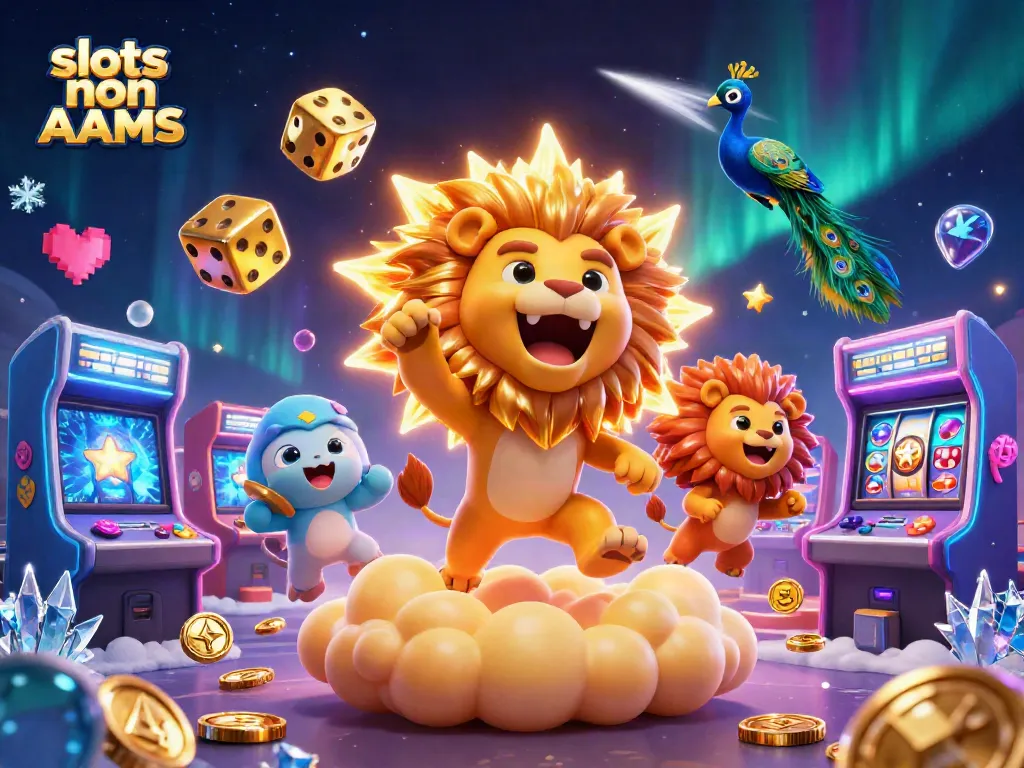 Gioca alle slot non AAMS per vincite emozionanti e jackpot incredibili! Scopri l'illustrazione vivace.
