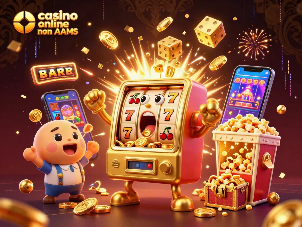 Gioca nei migliori casino online non AAMS mentre vinci jackpot e raccogli monete d'oro!