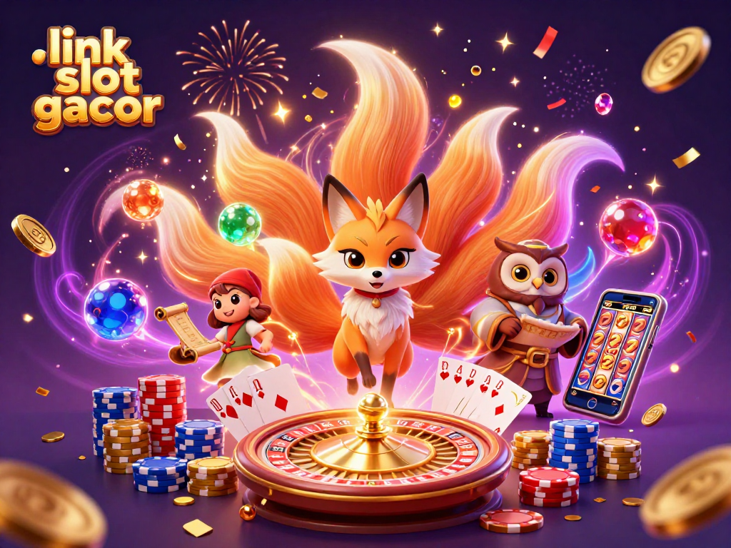Experience exciting gameplay with link slot gacor, featuring vibrant characters and dynamic casino elements.