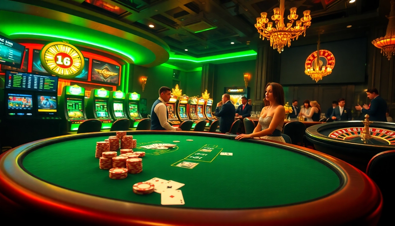 Découvrez l'excitation d'un site de casino en ligne avec des jeux de poker et de machines à sous luxueux.