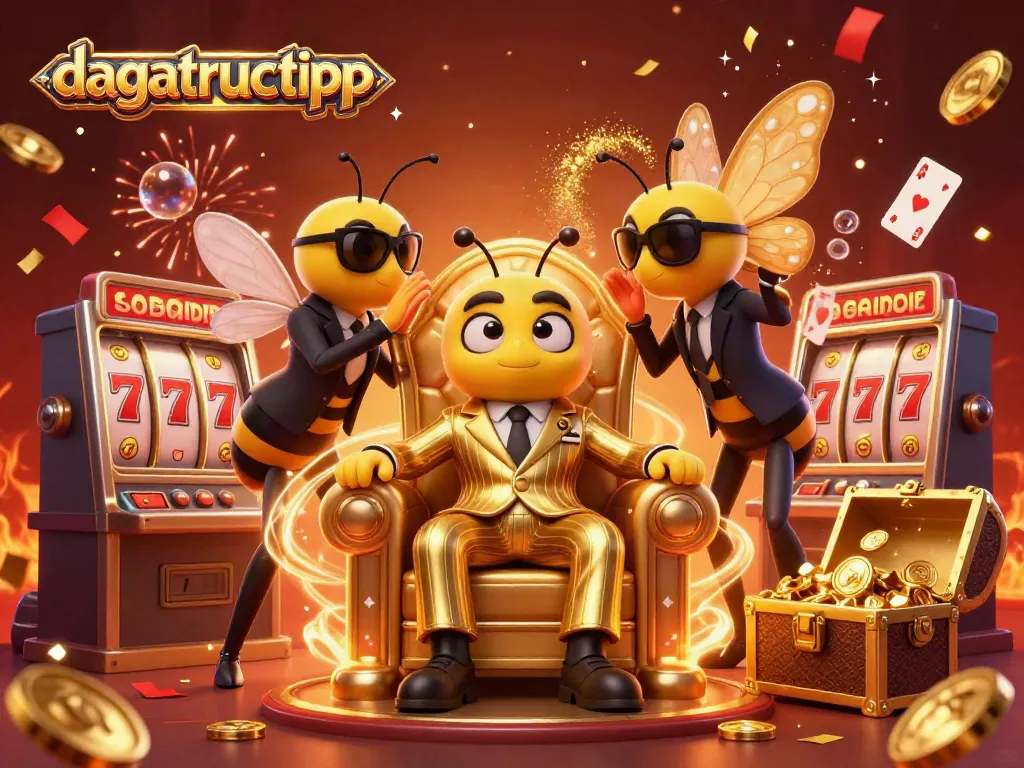 Experience the excitement at dagatructiepp with a bumblebee mob boss and vibrant casino scene.