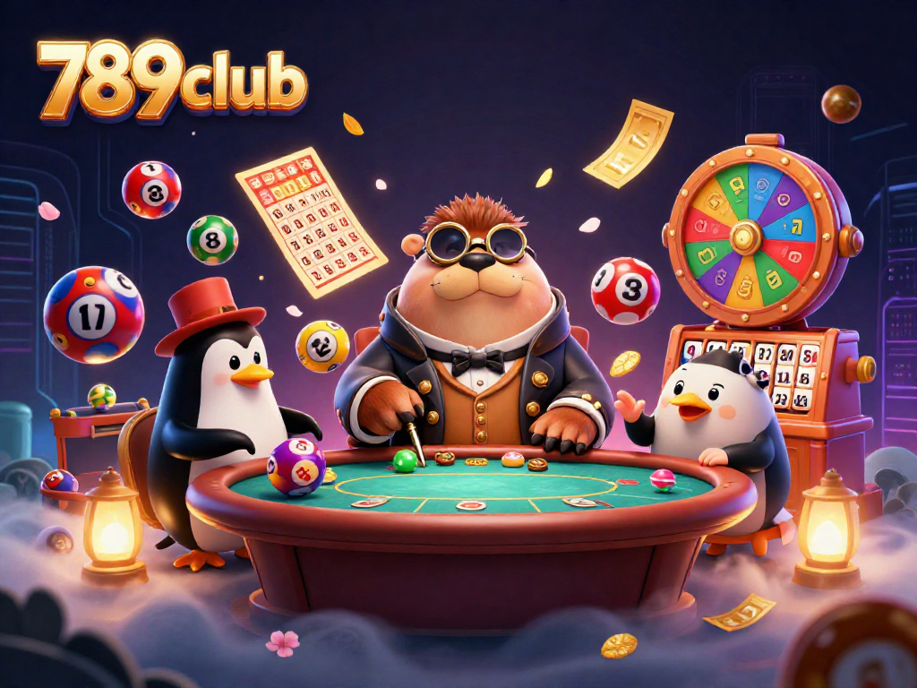 Engage in thrilling gameplay at 789club with colorful elements and lively characters.