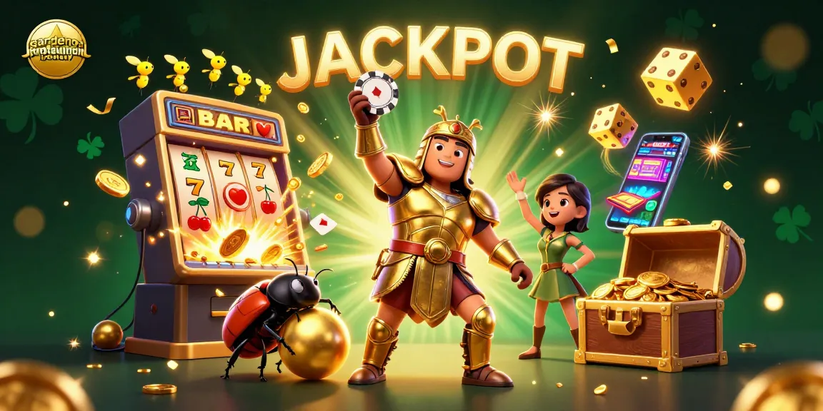 Permainan slot jackpot di gardenofnaturalbeauty dengan karakter unik menarik perhatian pemain.